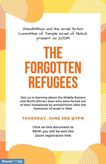 Flyer for forgotten refuge event